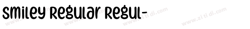 Smiley Regular Regul字体转换
